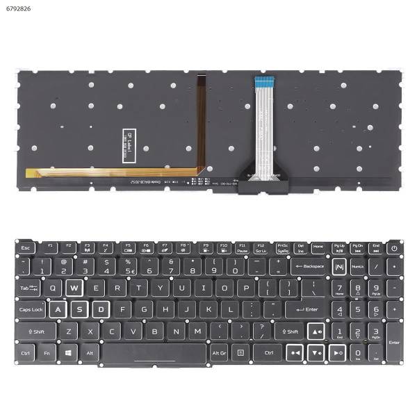 Tastatura Laptop, Acer, Nitro 5 AN515-58, N22C1, conector ingust, iluminata RGB, layout US