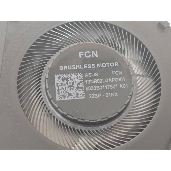 Cooler procesor Laptop Gaming, Asus, ROG Zephyrus GA402R, GA402RJ, GA402RK, 13NR09U0AP0901, DFS5L32G064867-FP50, 6033B0117501 A01, 5V, 0.5A, CPU