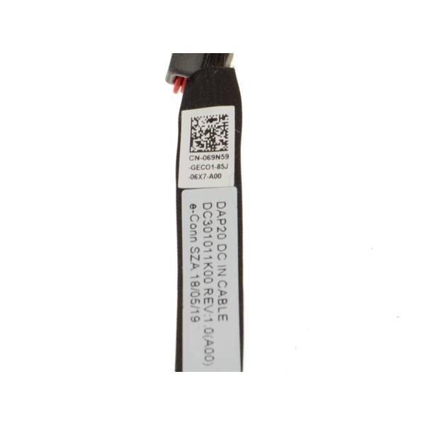 Mufa alimentare Laptop, Dell, Precision 7730, P34E, P34E001, 069N59, 69N59, DC301011K00, DAP20 DC IN CABLE, 18.5cm