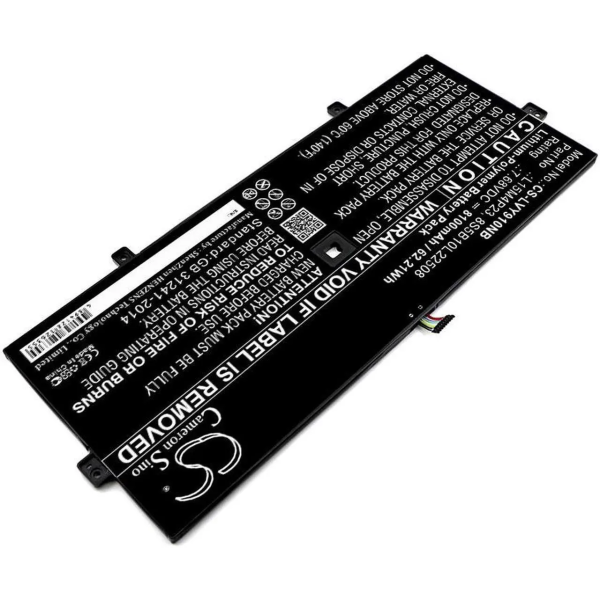 Baterie compatibila Laptop, Lenovo, Yoga 910-13IKB Type 80VF, 80VG, 5B10L22508, L15M4P23, 7.68V, 8100mAh, 62.21Wh