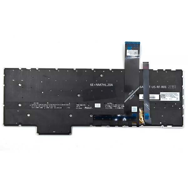 Tastatura Laptop, Lenovo, Legion Pro 7 16ARX8H Type 82WS, iluminata, RGB 20 pini, neagra, layout US