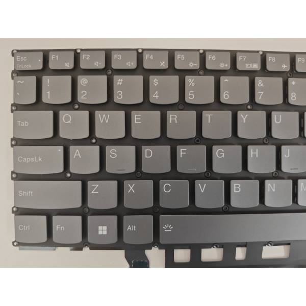 Tastatura Laptop, Lenovo, Legion Pro 7 16ARX8H Type 82WS, iluminata, RGB 20 pini, gri, layout US