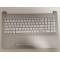 Carcasa superioara cu tastatura palmrest Laptop, HP, 15-RA, AP204000622, AM204000110, iluminata, argintie, layout US