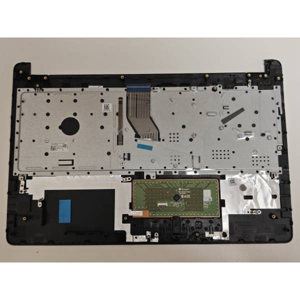 Carcasa superioara cu tastatura palmrest Laptop, HP, 15-RA, AP204000622, AM204000110, iluminata, argintie, layout US