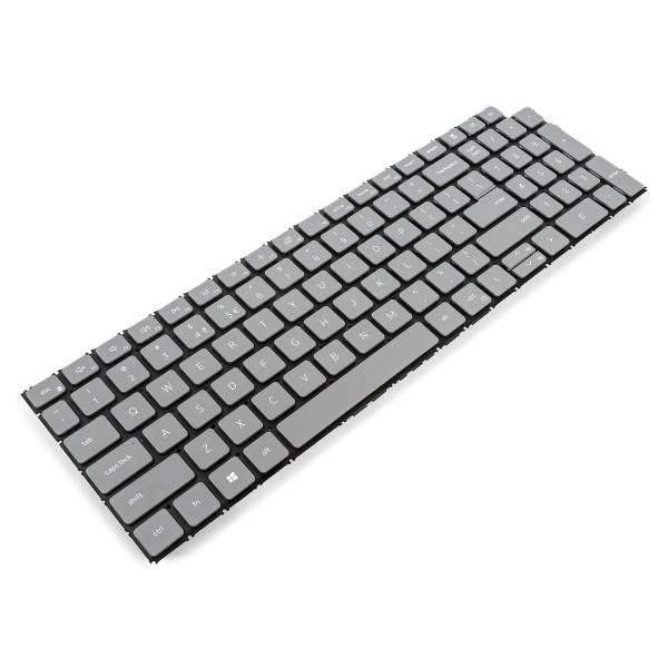 Tastatura Laptop, Dell, Vostro 3530, P112F, P112F010, P112F011, iluminata, gri deschis, layout US