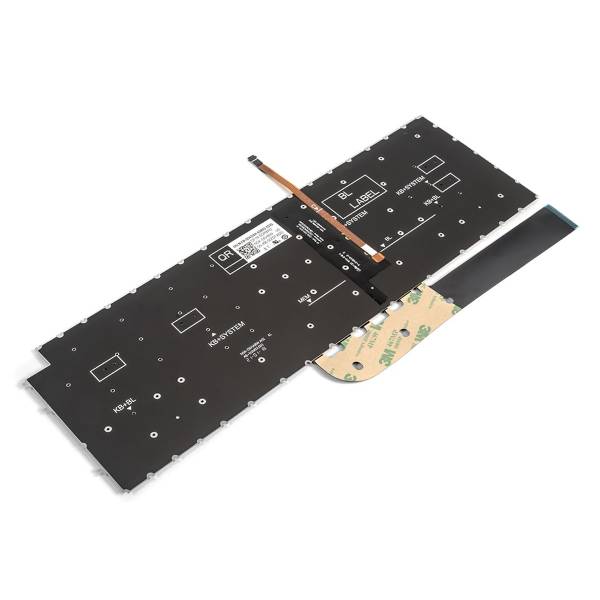 Tastatura Laptop, Dell, Vostro 3530, P112F, P112F010, P112F011, iluminata, gri deschis, layout US