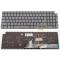 Tastatura Laptop, Dell, Vostro 3530, P112F, P112F010, P112F011, iluminata, gri deschis, layout US