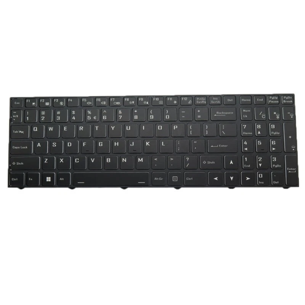 Tastatura Laptop, Schenker XMG Focus 17-M22 NP70PNP, iluminata, neagra, layout US