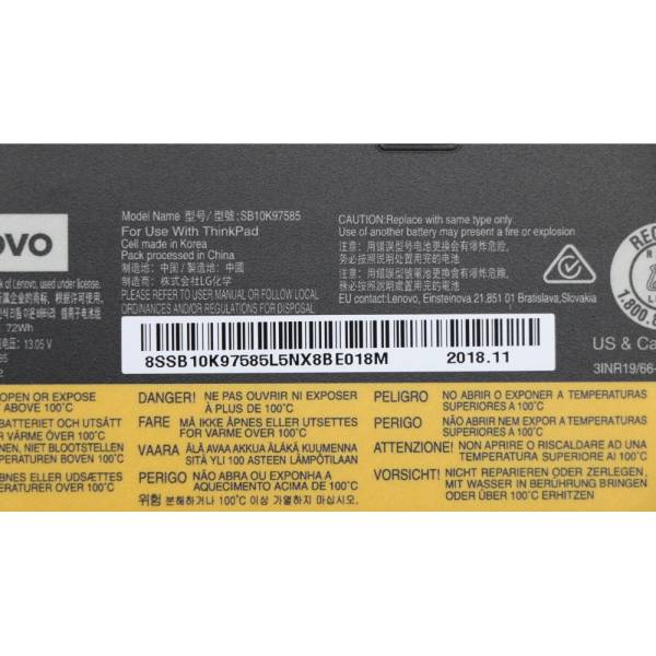 Baterie extinsa Laptop, Lenovo, ThinkPad A485 Type 20MU, 20MV, SB10K97584, 01AV427, 12.6V, 6272mAh, 72Wh