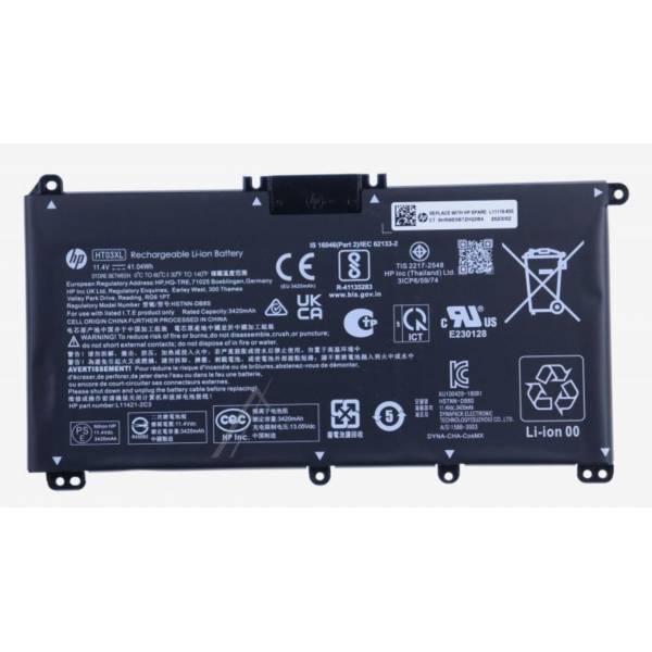 Baterie Laptop, HP, 15S-FQ, TPN-Q222, L11421-1C2, L56025-AC1, 3ICP6/59/74, HSTNN-OB1L, HT03XL, 11.34V, 3420mAh, 41Wh