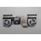 Set coolere cu radiator Laptop, Lenovo, LOQ 15AHP9 Type 83DX, 5H40S21049, 5H40S21050, 5H40S21051, AT924003EP0PNK1, B8509ASHSF2301TN, B8509ASHNF2301TN, 5V, 1A