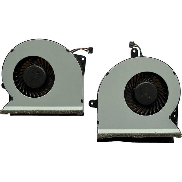 Set coolere Laptop, Asus, ROG G751JL, G751JM, 13NB06G1P18011, 13NB06G1P19011, DFS501105PR0T-FG13, DFS561405PL0T-FG15, 14mm grosime, 5V, 0.5A, CPU si GPU