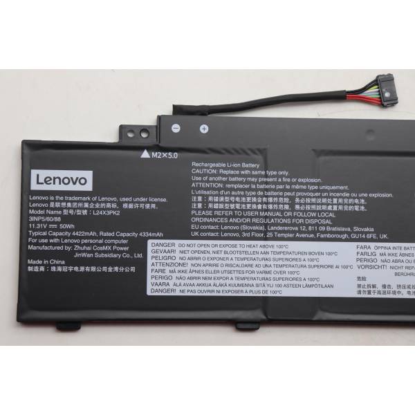 Baterie Laptop, Lenovo, IdeaPad Slim 3 15IRH10R Type 83K4, 5B11Q01991, 3INP5/60/88, L24X3PK2, 11.31V, 4334mAh, 50Wh