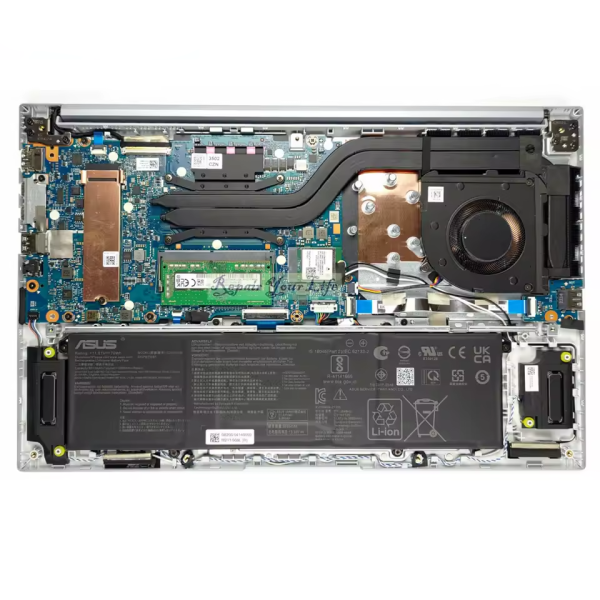 Cooler Laptop, Asus, VivoBook S 14 M3402R, M3402RA, M3402Q, M3402QA, 13NB0XW0T01011, DFSCK22D05883D-FPC8, 13N1-EUP0212, 12V, 1A