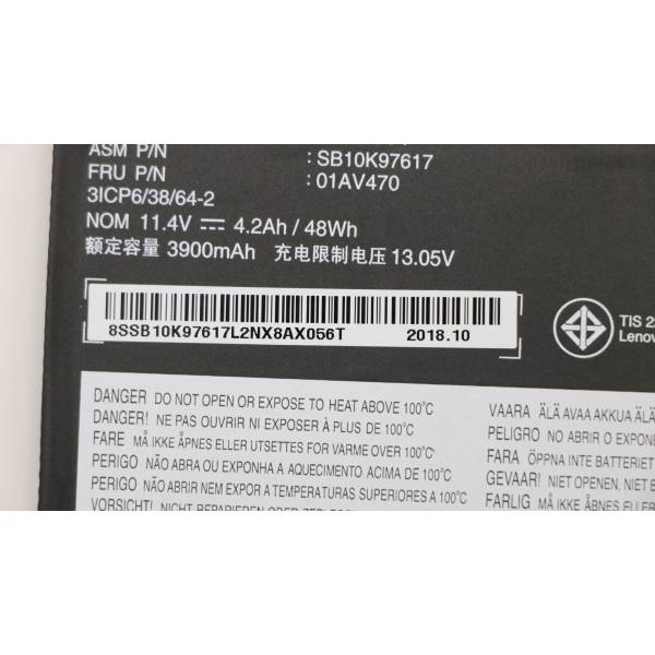 Baterie Laptop, Lenovo, ThinkPad A285 Type 20MW, 20MX, 01AV470, 5B10K97617, 3ICP6/38/62-2, L17L6P71, 11.4V, 3900mAh, 48Wh