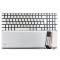 Tastatura Laptop, Asus, N76, N76Y, N76V, N76VB, N76VJ, N76VM, N76VZ, iluminata, argintie, layout UK