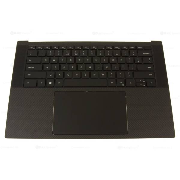 Carcasa superioara cu tastatura palmrest Laptop, Dell, Precision 5570, P91F, P91F003, 6JV4G, 06JV4G, 08NGH, 008NGH, EA2SH000100, iluminata, neagra, cu touchpad, layout US