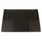 Carcasa superioara cu tastatura palmrest Laptop, Dell, XPS 15 9500, P91F, P91F002, 6JV4G, 06JV4G, 08NGH, 008NGH, EA2SH000100, iluminata, neagra, cu touchpad, layout US