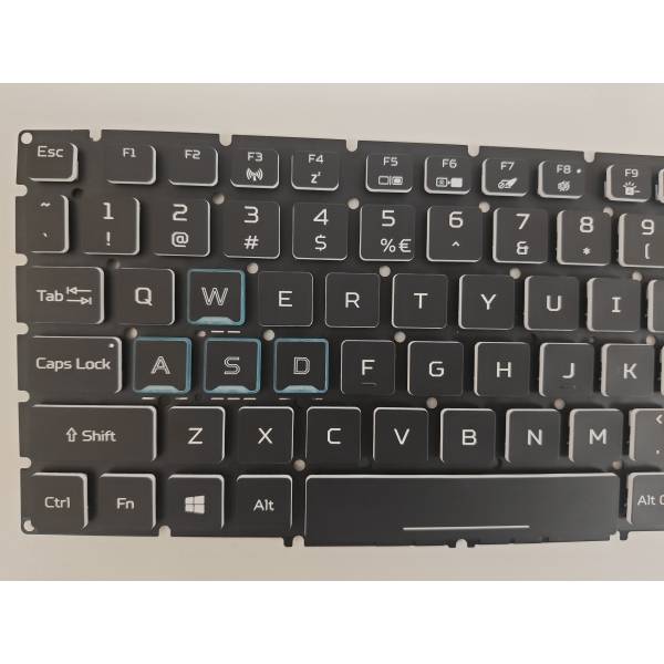 Tastatura Laptop Gaming, Acer, Predator Helios 700 PH717-71, N17Q11, iluminata, RGB, neagra, layout US