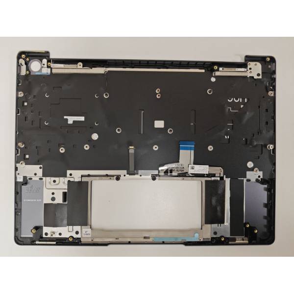 Carcasa superioara cu tastatura palmrest, Huawei, MateBook 13 WRT-W19, WRT-W29L, WRT-W09, WT-W09, HN-W19L, HN-W19R, iluminata, gri, layout US