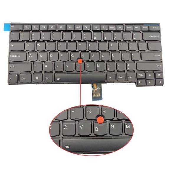 Tastatura Laptop, Lenovo, ThinkPad L440 Type 20AS, 20AT, iluminata, neagra, layout US