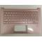 Carcasa superioara cu tastatura palmrest Laptop, Asus, VivoBook 14 A403F, A403FA, 90NB0LP5-R31US1, HQ2072067500000, I403FAC-2F, iluminata, roz, layout US
