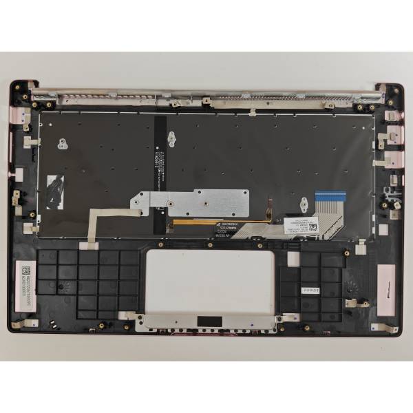 Carcasa superioara cu tastatura palmrest Laptop, Asus, VivoBook 14 A403F, A403FA, 90NB0LP5-R31US1, HQ2072067500000, I403FAC-2F, iluminata, roz, layout US