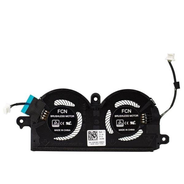 Set coolere Laptop, Dell, XPS 13 9380, P82G, P82G002, 0980WH, 980WH, DFS350705PQ0T-FM18, ND55C19-19A14, ND55C19-16M01, 5V, 0.5A