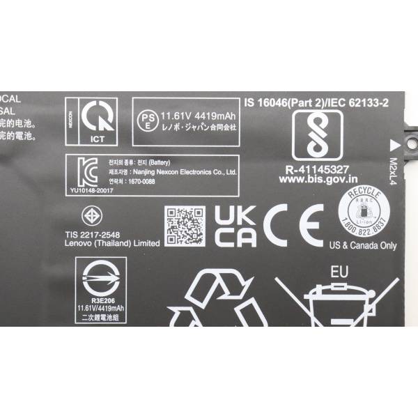 Baterie Laptop, Lenovo, ThinkPad X13 Yoga G3 Type 21AW, 21AX, 5B11A14635, 3ICP5/80/70, L20L3P71, 11.61V, 4419mAh, 52.8Wh