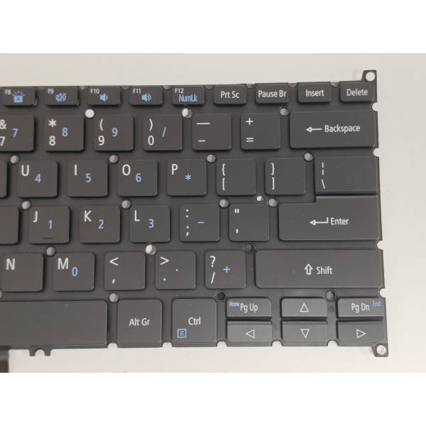 Tastatura Laptop, Acer, TravelMate P6 TMP614-51T, TMP614-51T-G2, TMP614-51TG-G2, N18P6, iluminata, neagra, layout US