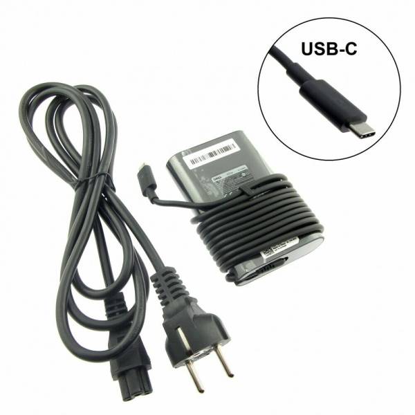 Incarcator Laptop, Dell, Latitude 3410, P62F, P62F002, 02YK0F, LA65NM170, 20V, 3.25A, 65W, USB-C, Type-C