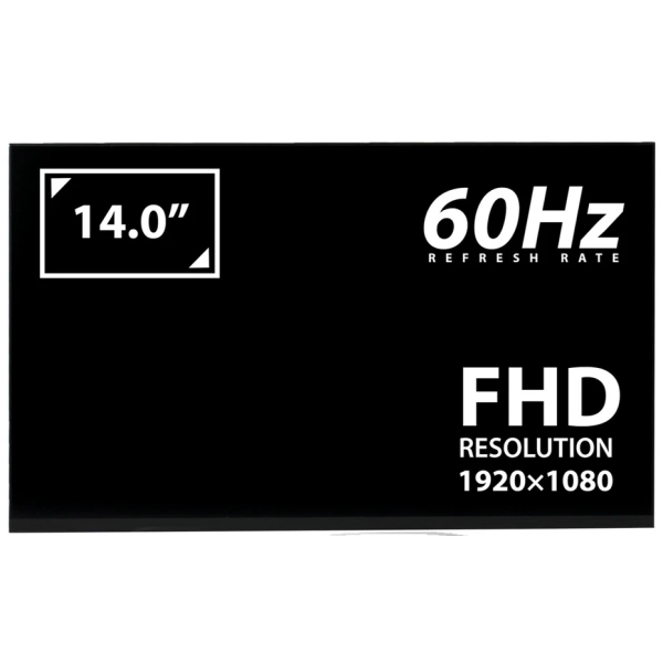 Display HP, Pro mt440 G3, M73584-001, NV140FHM-T0A, 14 inch, LED, FHD, 1920x1080, IPS, 315mm latime, on cell touch, 40 pini