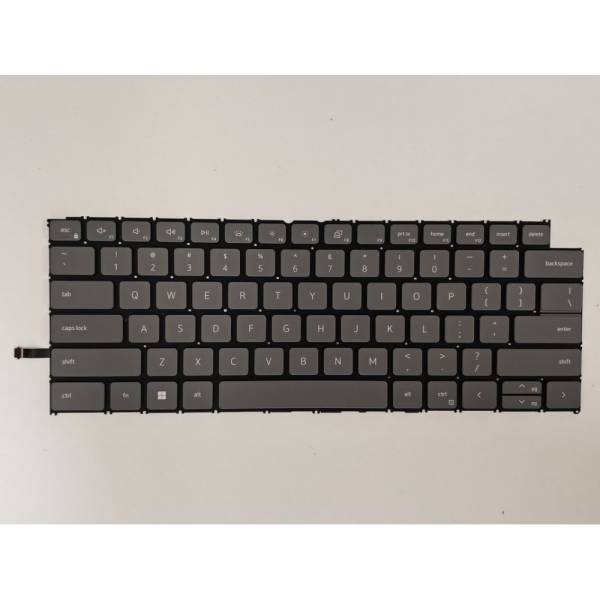 Tastatura Laptop, Dell, Inspiron 16 7630, P164G, P164G009, iluminata, gri deschis, layout US