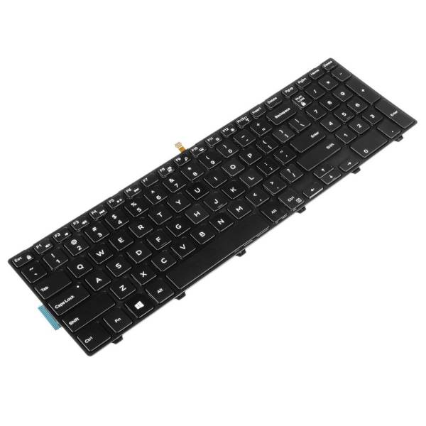 Tastatura Laptop, Dell, Inspiron 15 7559, P57F, P57F002, 051CHY, 51CHY, iluminata, neagra, layout US