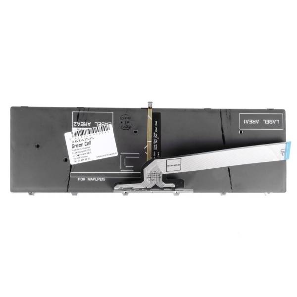 Tastatura Laptop, Dell, Inspiron 15 7559, P57F, P57F002, 051CHY, 51CHY, iluminata, neagra, layout US