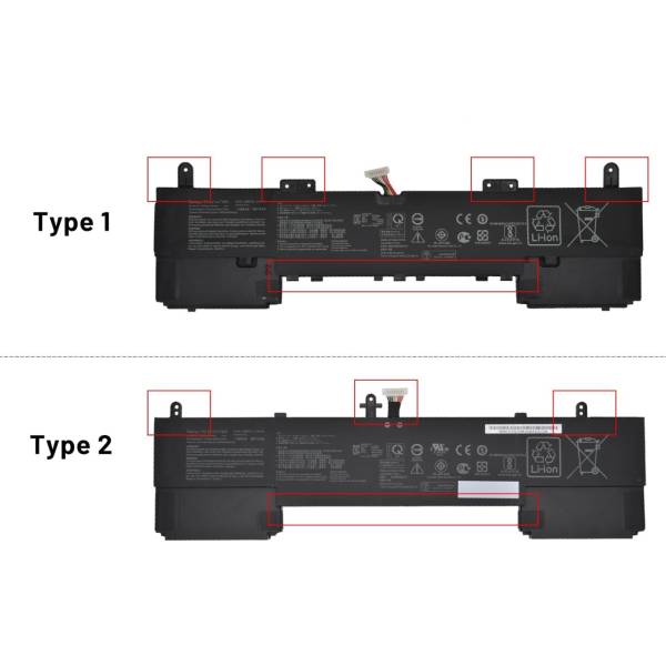 Baterie Laptop 2-in-1, Asus, ZenBook Flip 15 UX563F, UX563FD, UX563FDC, 0B200-03070300, 4ICP5/41/75-2, C42N1839, 15.4V, 4480mAh, 71Wh
