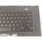 Carcasa superioara cu tastatura palmrest Laptop, Asus, ROG Zephyrus M16 GU603H, GU603HE, GU603HM, GU603HR, GU603Z, GU603ZW, GU603ZX, 90NR04W1-R32US0, 6053B2005001, GU603HM-2A, iluminata, RGB, neagra, layout US