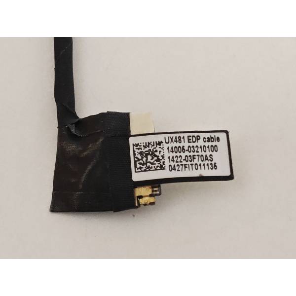 Cablu video LVDS Laptop, Asus, ZenBook Duo UX481F, UX481FA, UX481FAY, UX481FL, UX481FLC, UX481FLY, 14006-03210100, 1422-03F70AS, UX481 EDP Cable, 30 pini