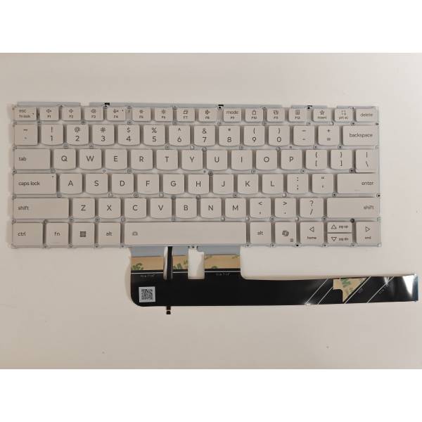 Tastatura Laptop, Lenovo, Yoga Slim 7 15ILL9 Type 83HM, iluminata, alba, layout US