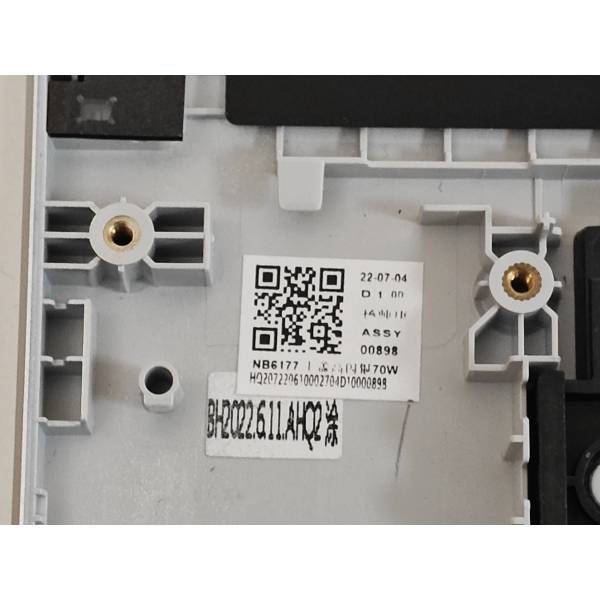 Carcasa superioara cu tastatura palmrest Laptop, Asus, Vivobook Pro 16 K6602Z, K6602ZC, K6602ZE, NB6177, HQ20722061000, iluminata, argintie, layout US