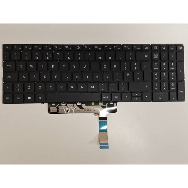 Tastatura Laptop, Huawei D16 RLEF-X (An 2022), iluminata, neagra, layout UK