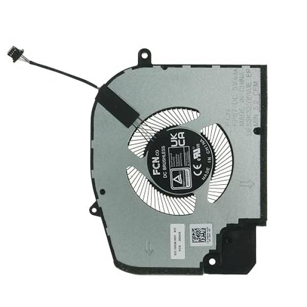Cooler placa video Laptop, Dell, Vostro 7620, P117F, P117F003, 0N49HW, N49HW, DFS5K323161A1E-FP67, 023.100QN.0001, BN9508S5H-002P, 023.100QN.0011, pentru RTX 3050, 5V, 0.5A, GPU