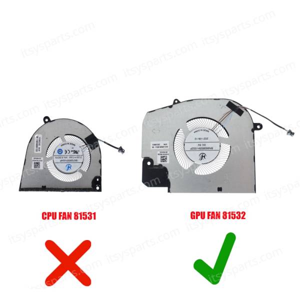 Cooler placa video Laptop, Dell, Vostro 7620, P117F, P117F003, 0N49HW, N49HW, DFS5K323161A1E-FP67, 023.100QN.0001, BN9508S5H-002P, 023.100QN.0011, pentru RTX 3050, 5V, 0.5A, GPU