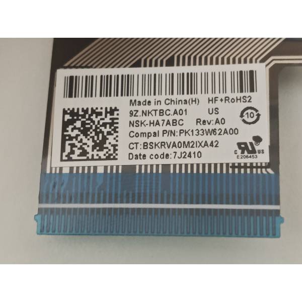 Tastatura Laptop, HP, Envy X360 15-FH, 15Z-FH, TPN-C166, iluminata, gri deschis, layout US