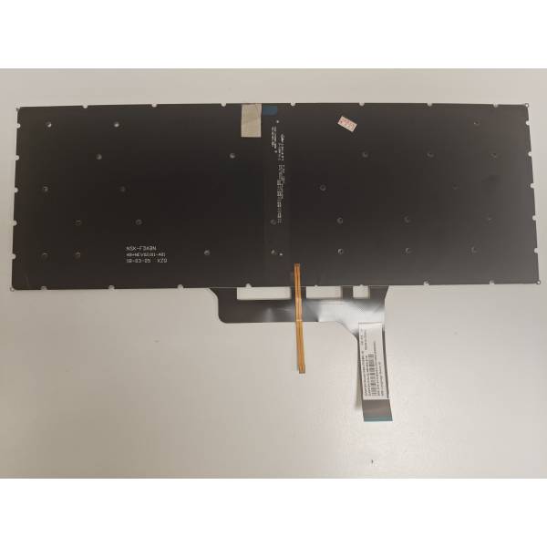 Tastatura Laptop Gaming, MSI, Thin 15 B12UCX, B12VE, MS-16R8, iluminata, neagra, layout US