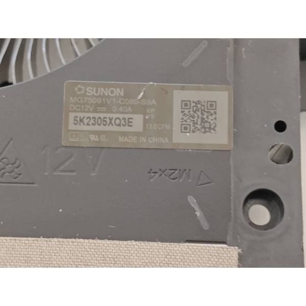 Set coolere Laptop, Dell, Alienware m17 R5 AMD, KDKNW, 0KDKNW, MG75091V1-C080-S9A, MG75091V1-C090-S9A, AT3S9005ZAL, pentru RTX 3060 si RTX 3070, 12V, 0.40A