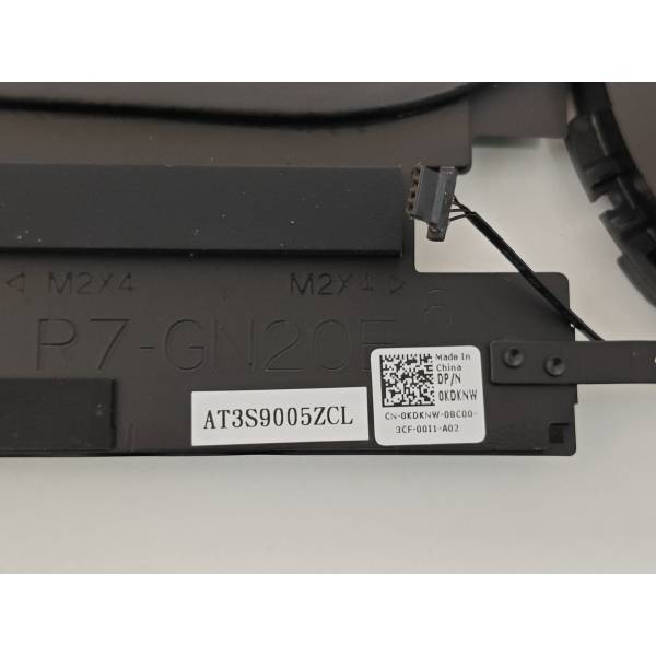 Set coolere Laptop, Dell, Alienware m17 R5 AMD, KDKNW, 0KDKNW, MG75091V1-C080-S9A, MG75091V1-C090-S9A, AT3S9005ZAL, pentru RTX 3060 si RTX 3070, 12V, 0.40A