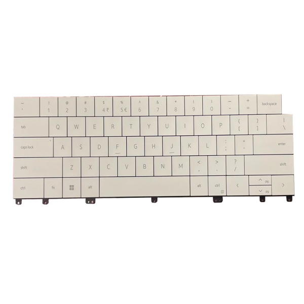 Tastatura Laptop, Dell, XPS 13 Plus 9320, P151G, P151G001, 0M6VRM, M6VRM, iluminata, alba, layout US