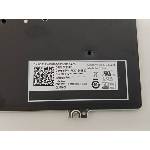 Tastatura Laptop, Dell, Latitude 7280, P28S, P28S001, 0C21RV, C21RV, iluminata, layout UK