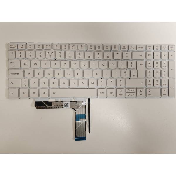 Tastatura Laptop, Lenovo, Yoga Pro 9 16IRP8 Type 83BY, iluminata, alba, layout UK